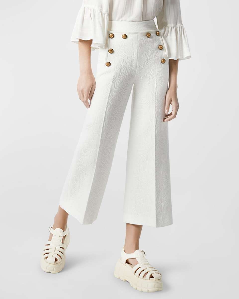 Nautical Sailor Culotte Pants
